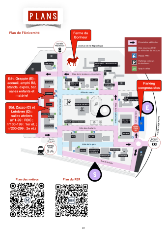 Plan de la faculté